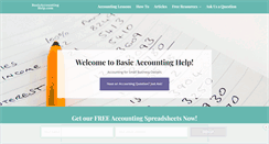 Desktop Screenshot of basicaccountinghelp.com